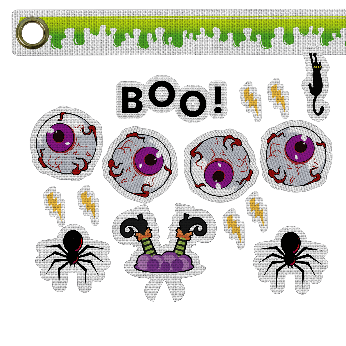 Kit de sticky charms "Boo!
