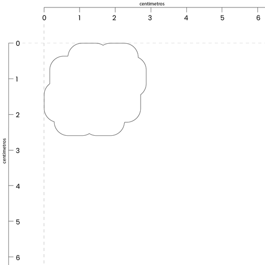 Signo de hashtag (2.5 x 2.8 cm)