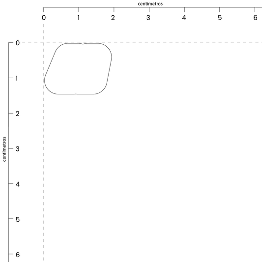 Signos de comillas (1.5 x 2 cm)