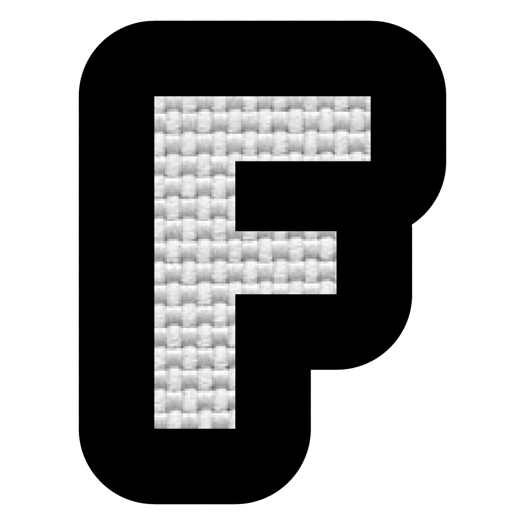 Letra F (2.5x2 cm)