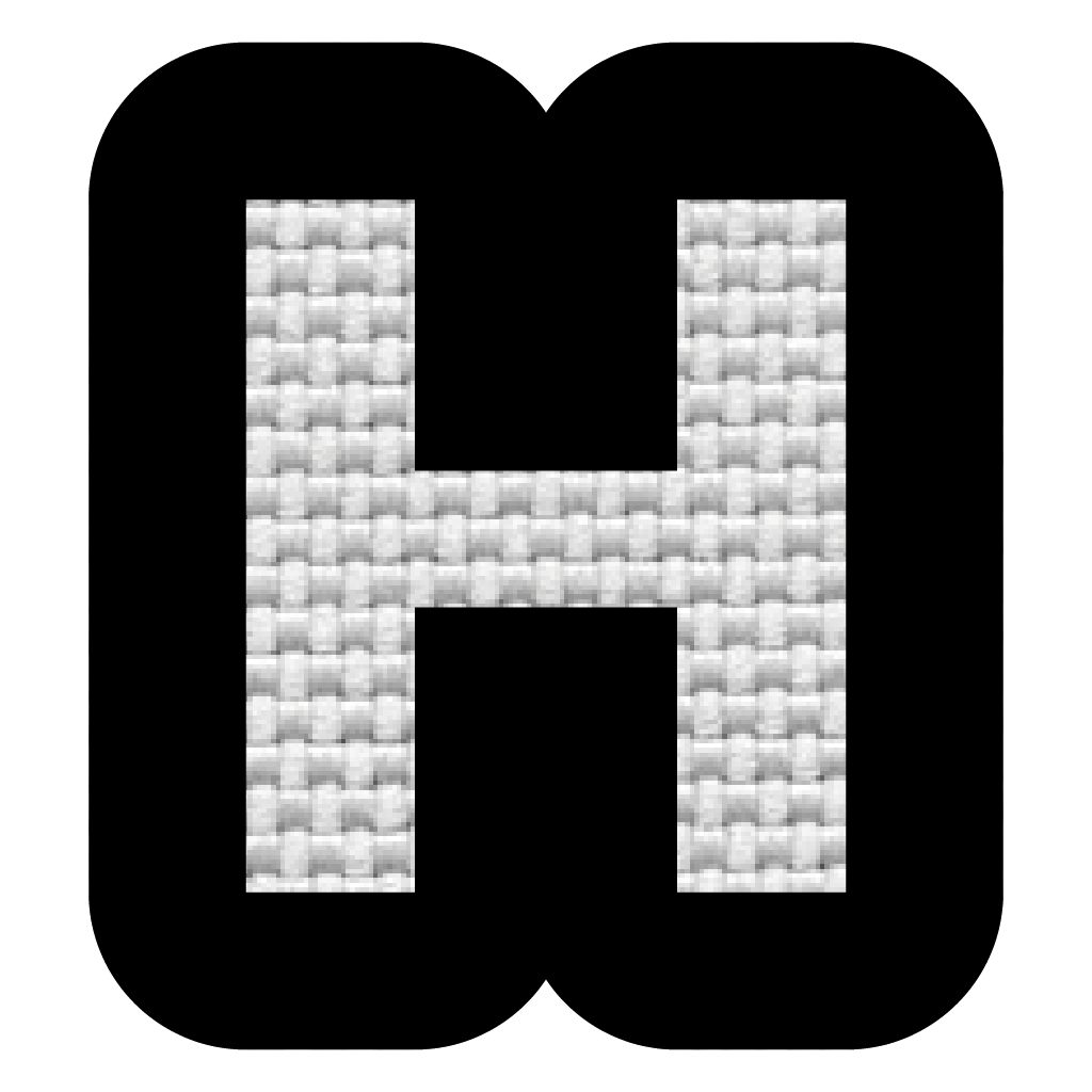 Letra H (2.5x2.5 cm)
