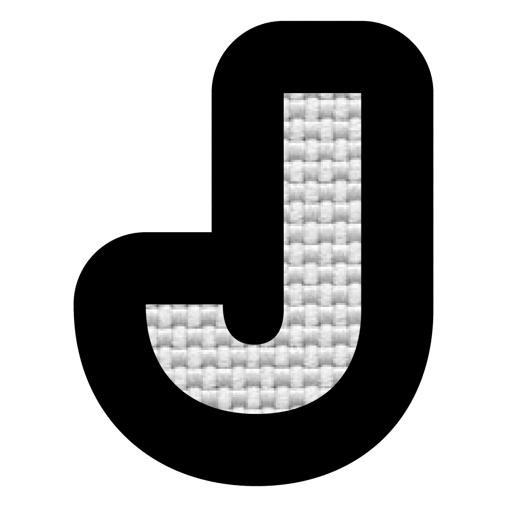 Letra J (2.5x2 cm)