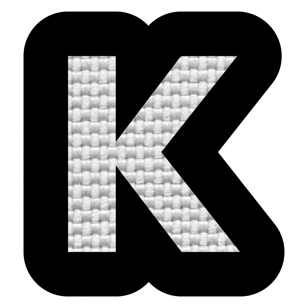 Letra K (2.5x2.5 cm)