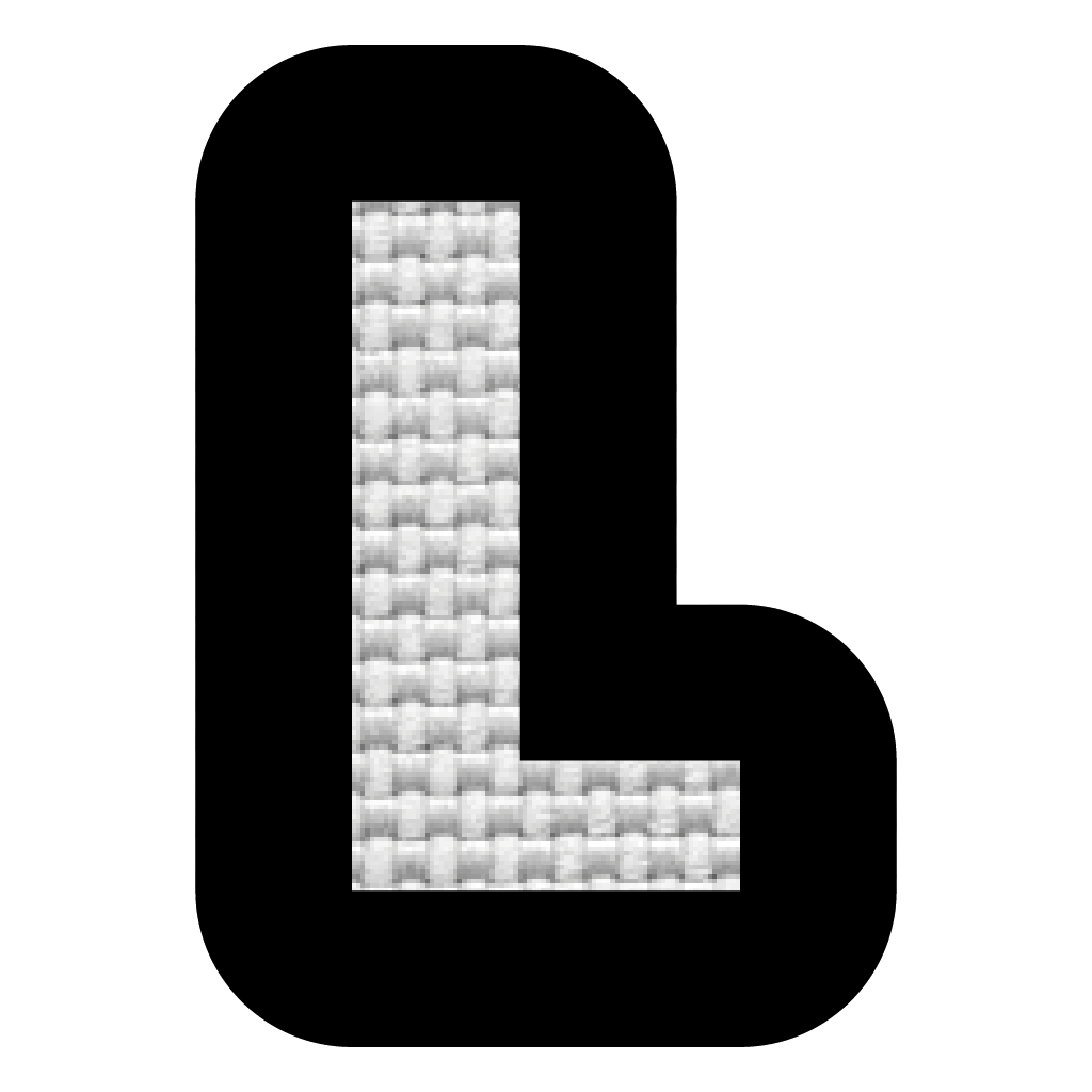 Letra L (2.5x2 cm)