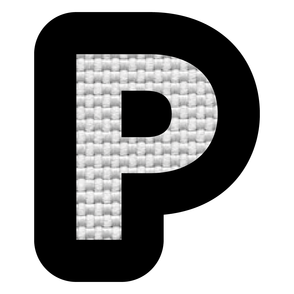 Letra P (2.5x2 cm)