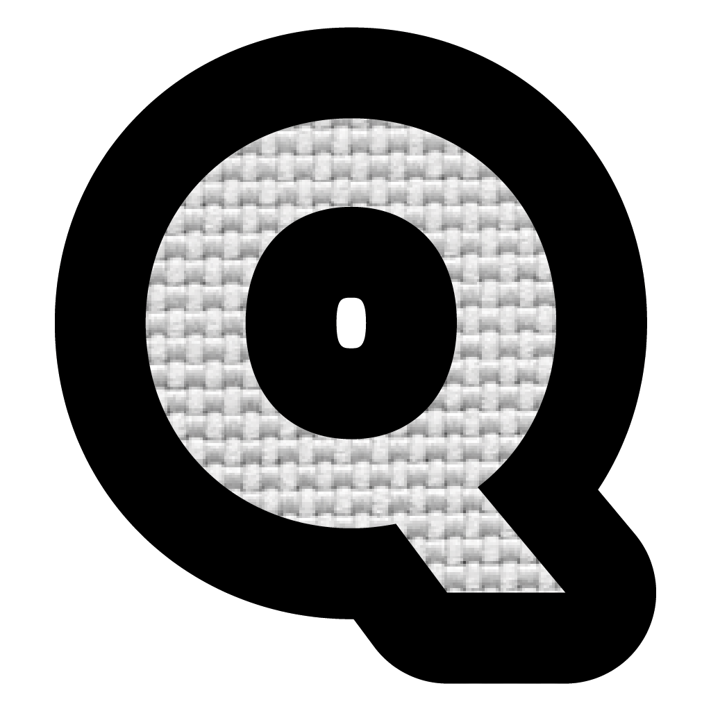 Letra Q (2.5x2.5 cm)