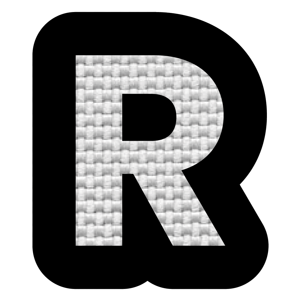Letra R (2.5x2 cm)