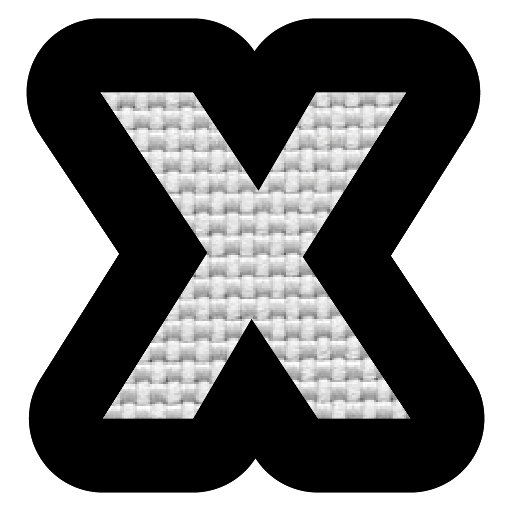 Letra X (2.5x2.5 cm)