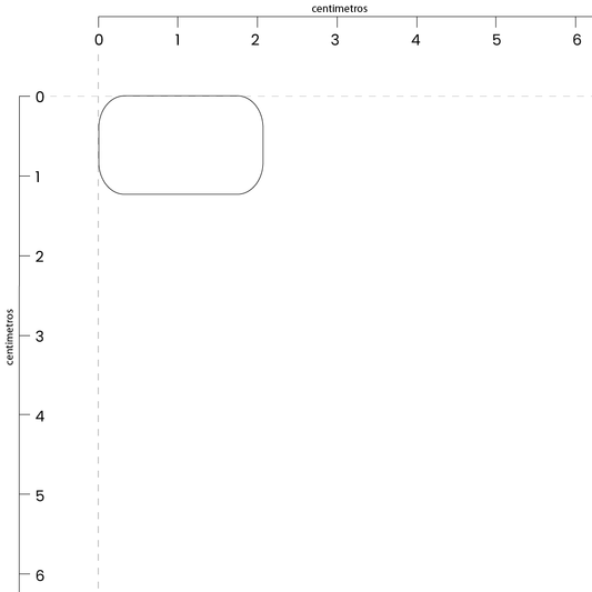 Signo de guión (1.5x2 cm)