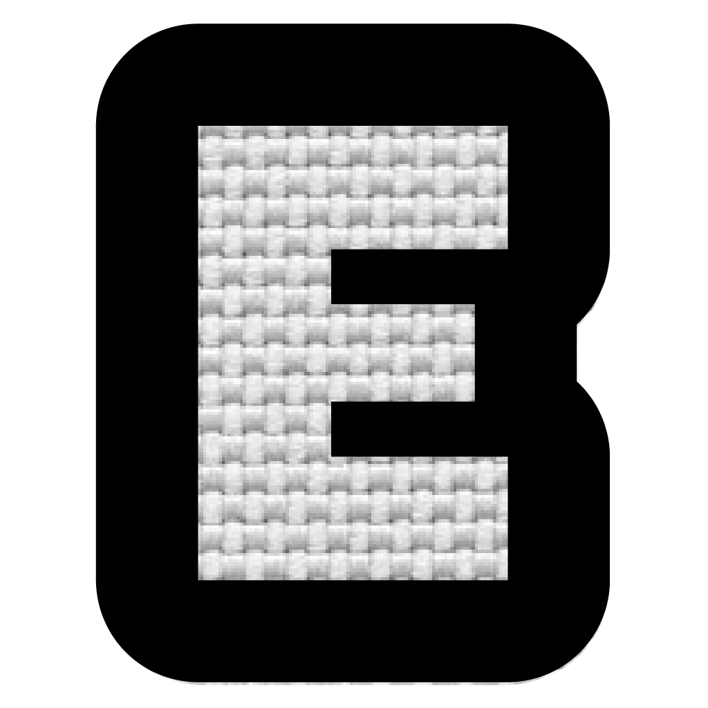 Letra E (2x2.5 cm)