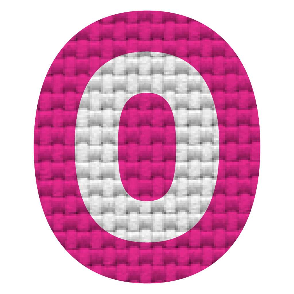 Numero 0 (2.5x2 cm)