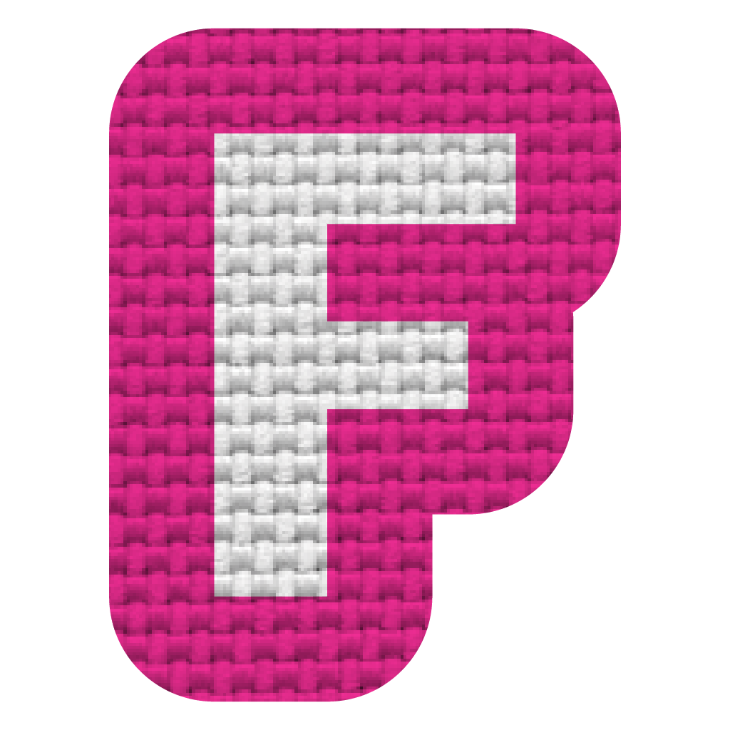 Letra F (2.5x2 cm)