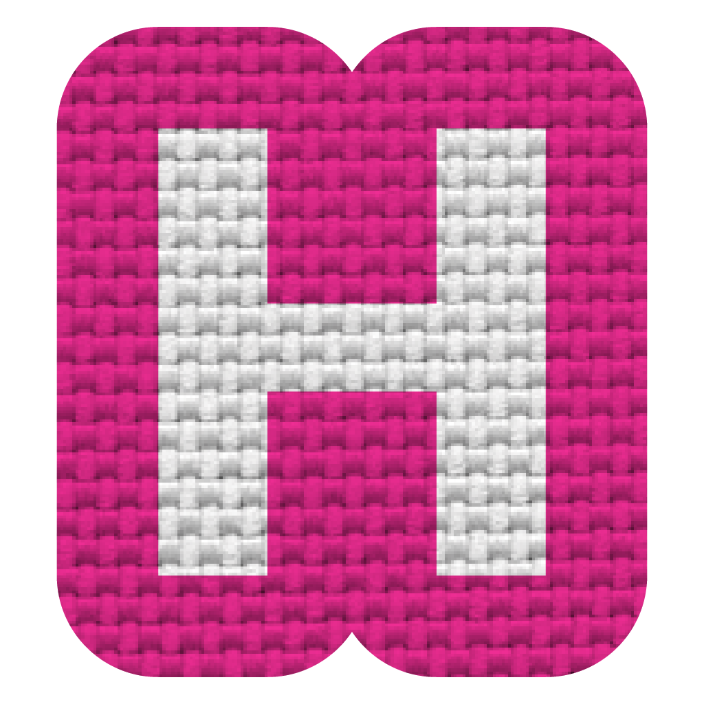 Letra H (2.5x2.5 cm)