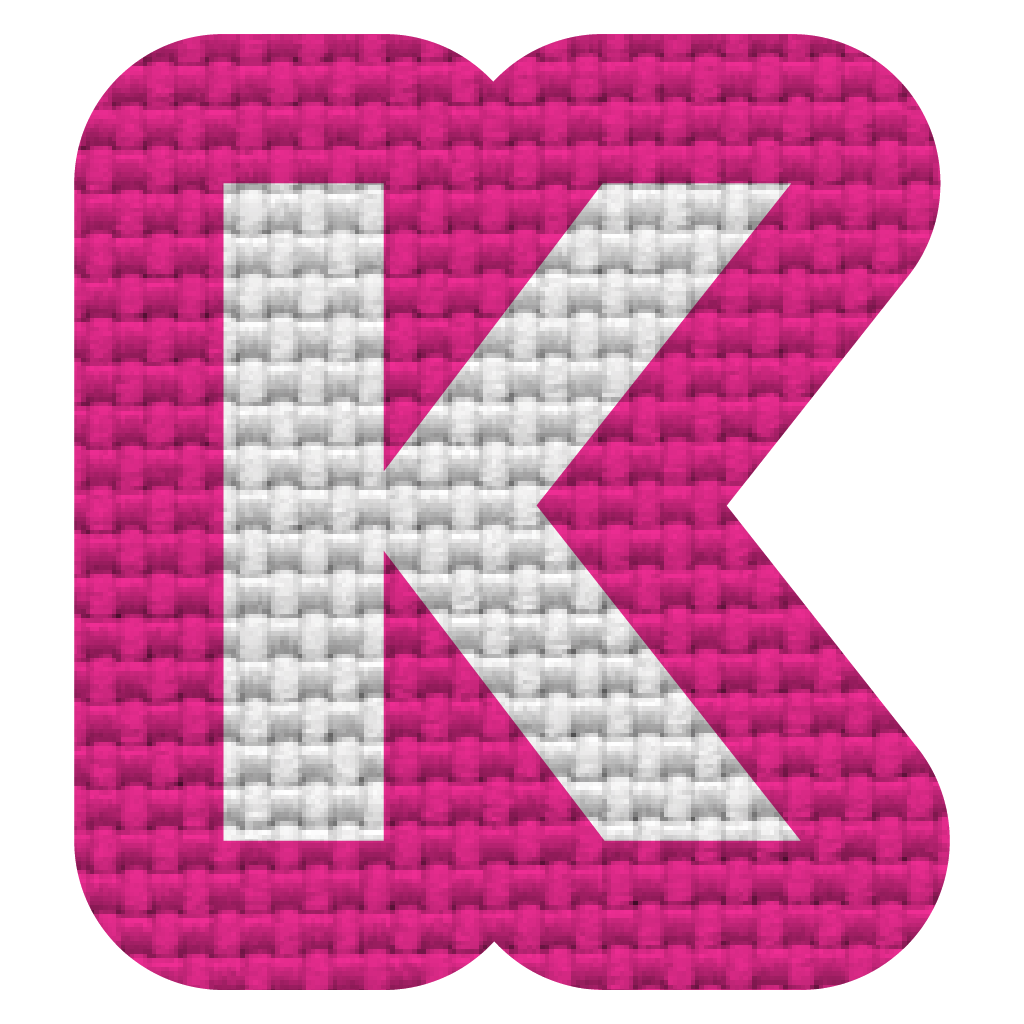 Letra K (2.5x2.5 cm)
