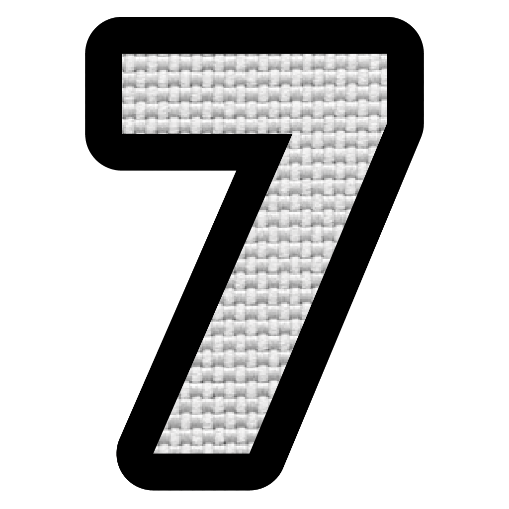 Número 7 (5x4 cm)