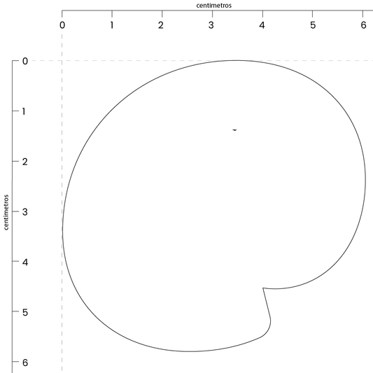Signo de arroba (5x6 cm)