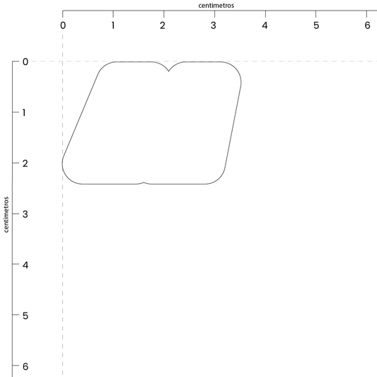 Signos de comillas (2.5x3.5 cm)