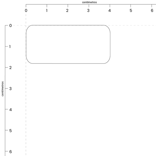 Signo de guión (2x4 cm)