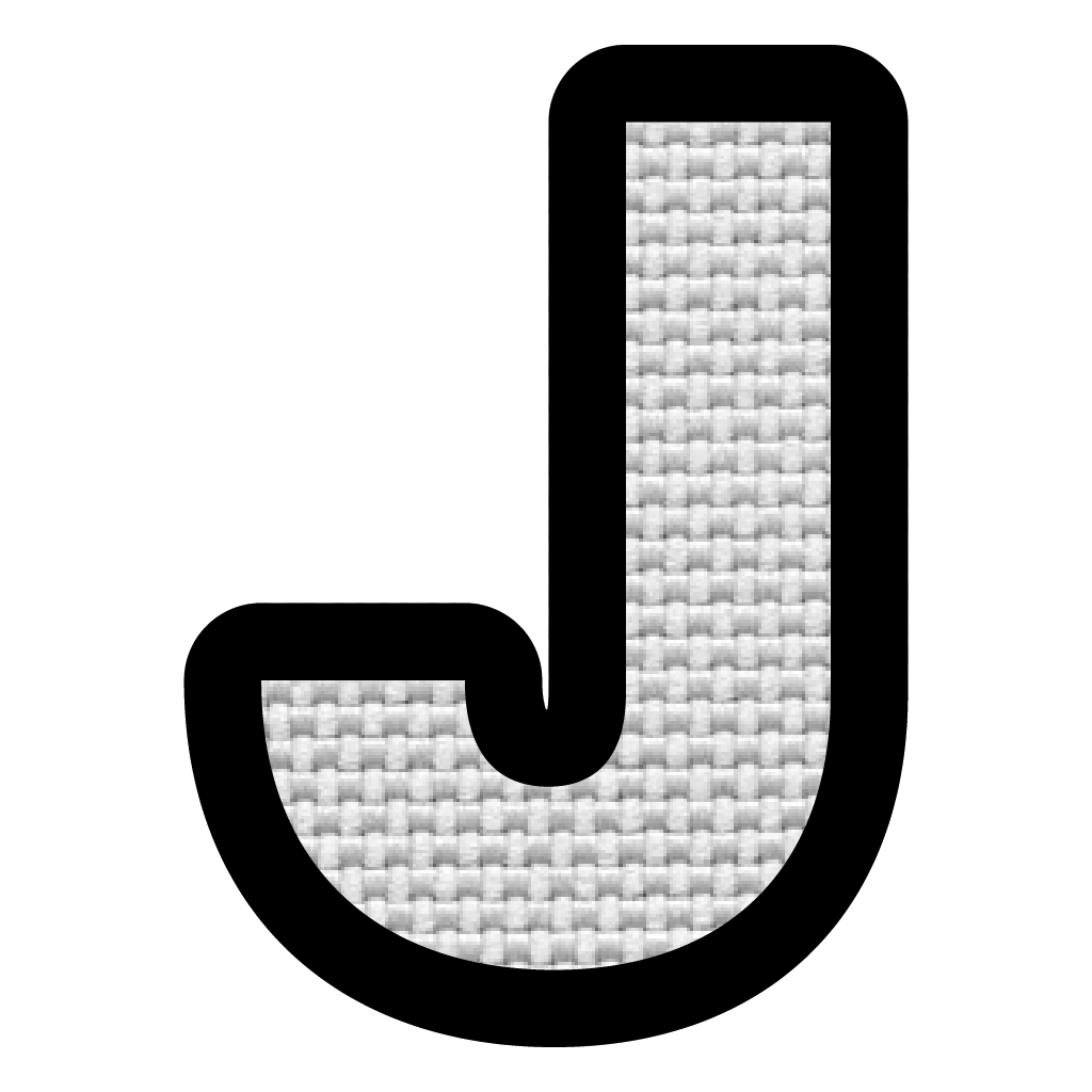 Letra J (5x4 cm)