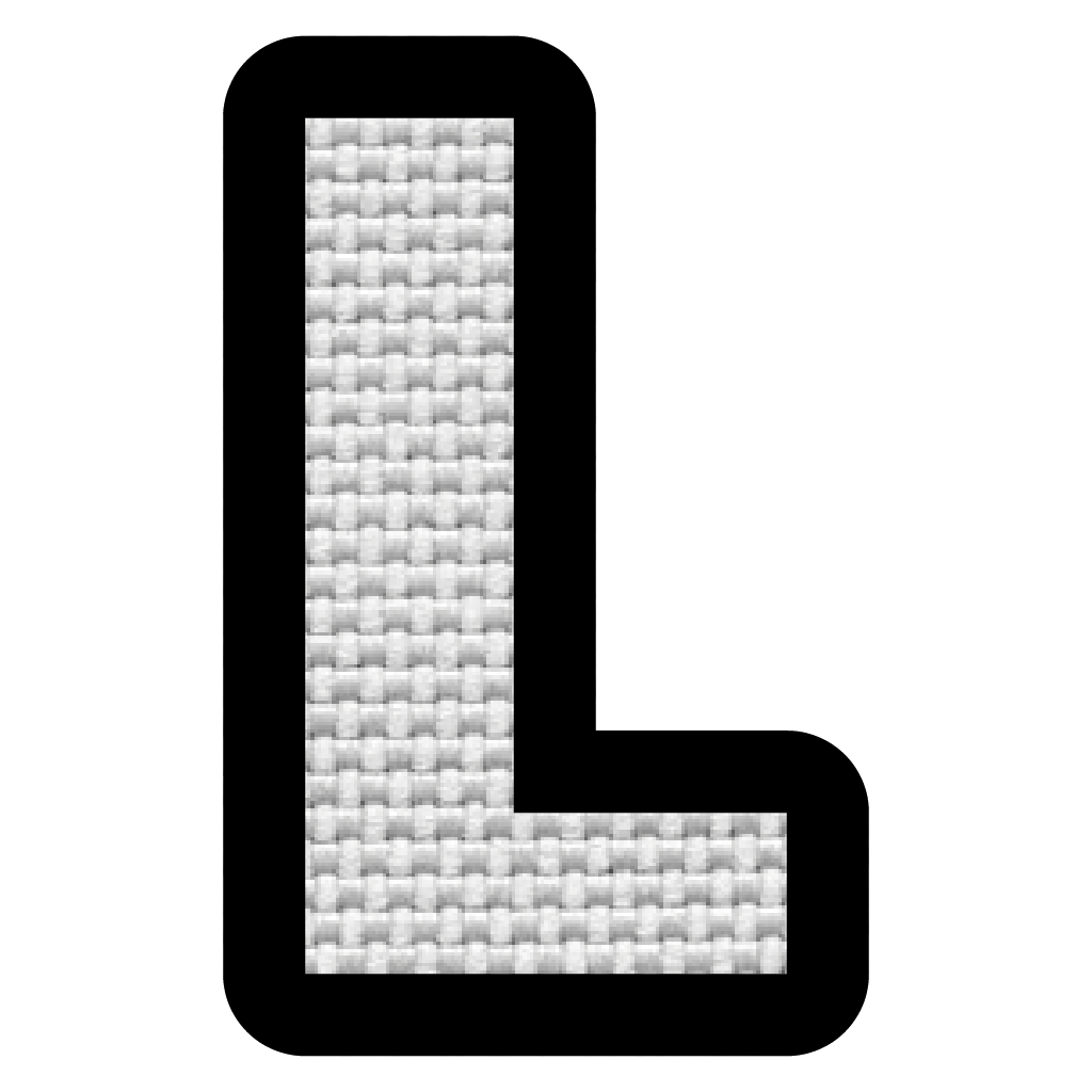 Letra L (5x3 cm)