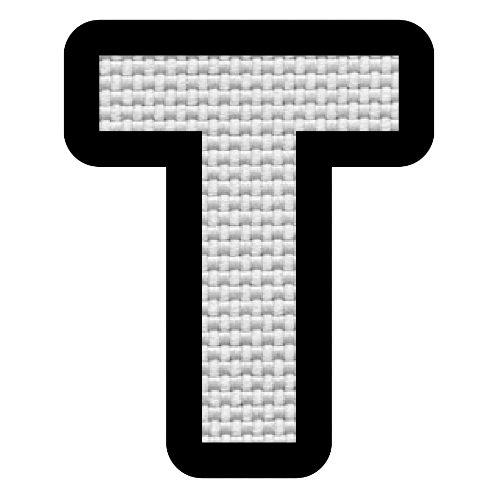 Letra T (5x4 cm)