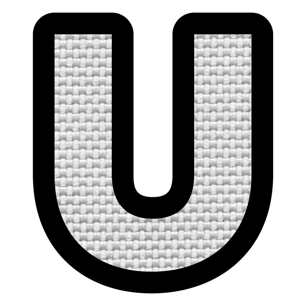 Letra U (5x4.5 cm)
