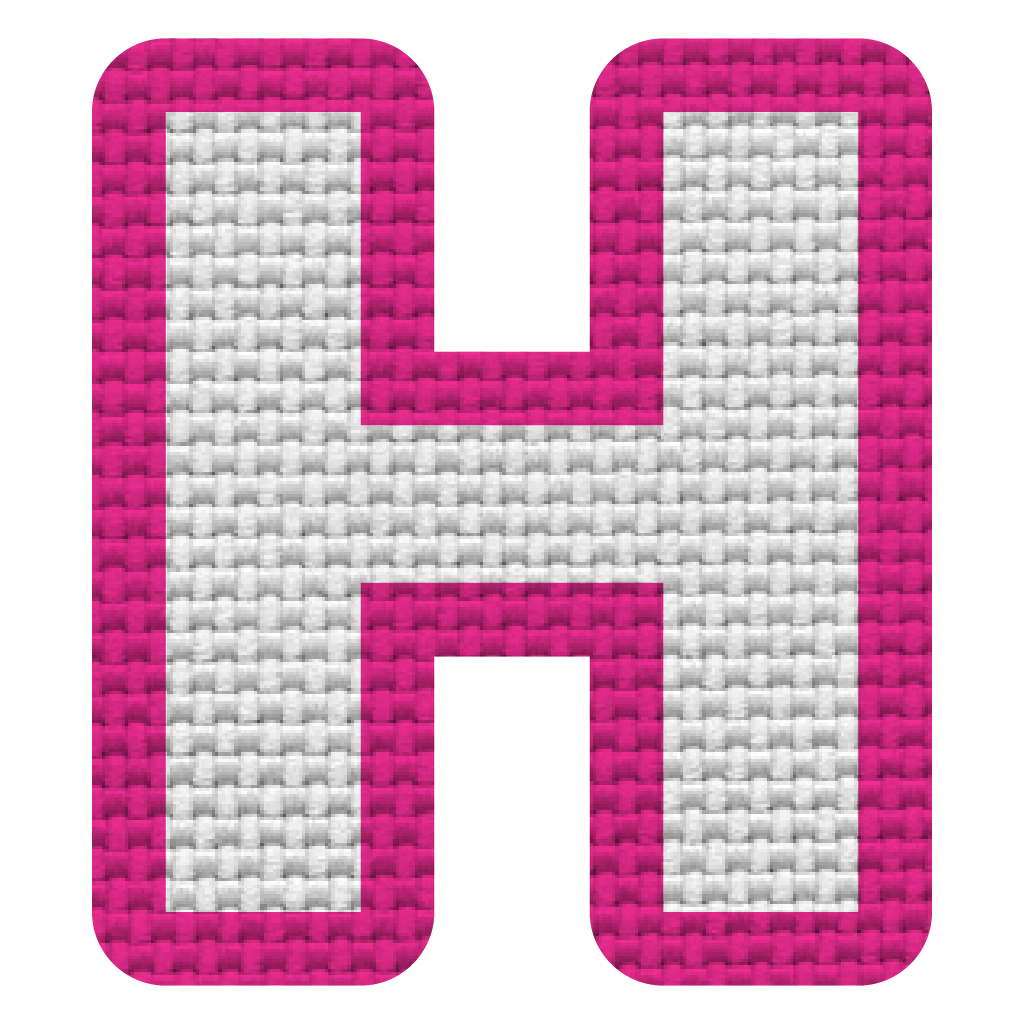 Letra H (5x4.5 cm)