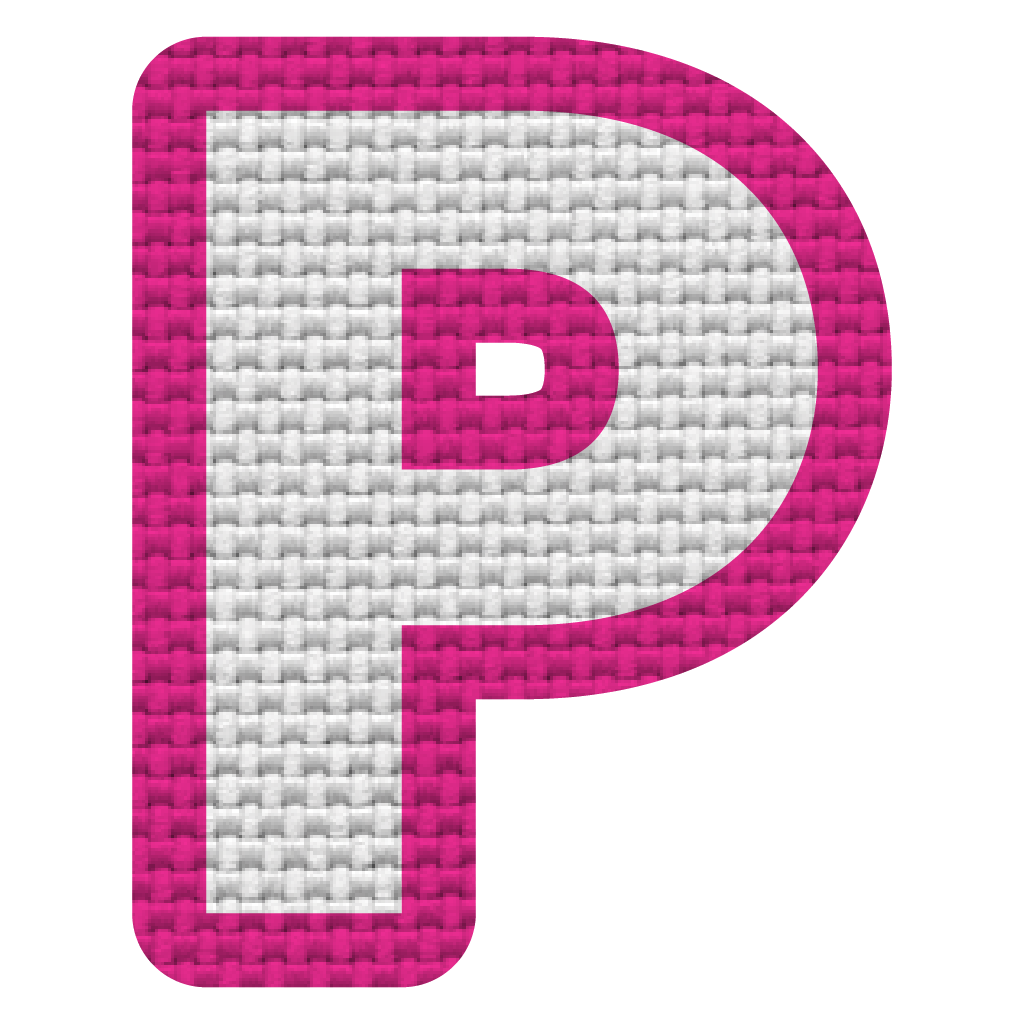 Letra P (5x4 cm)