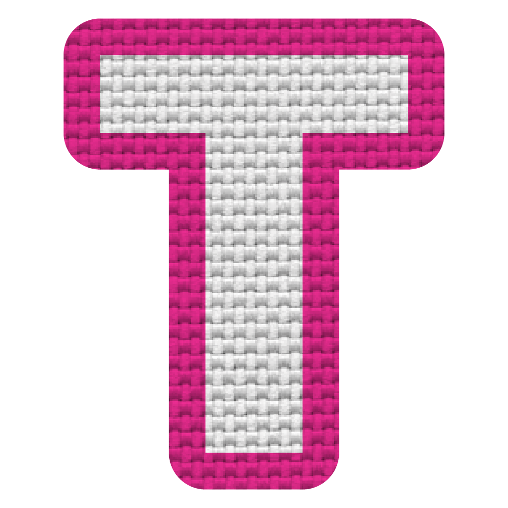 Letra T (5x4 cm)