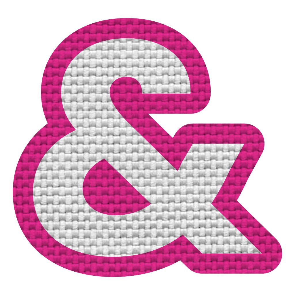 Signo de ampersand (5x5 cm)