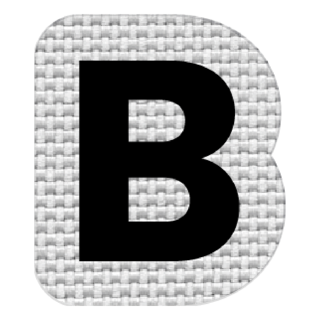 Letra B (2.5x2 cm)