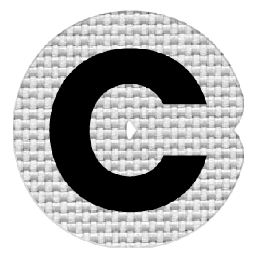 Letra C (2.5x2.5 cm)