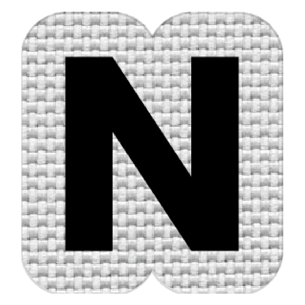 Letra N (2.5x2.5 cm)