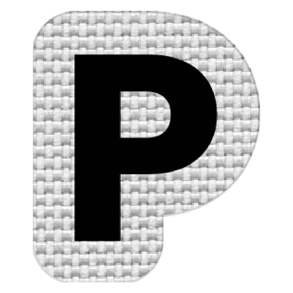 Letra P (2.5x2 cm)