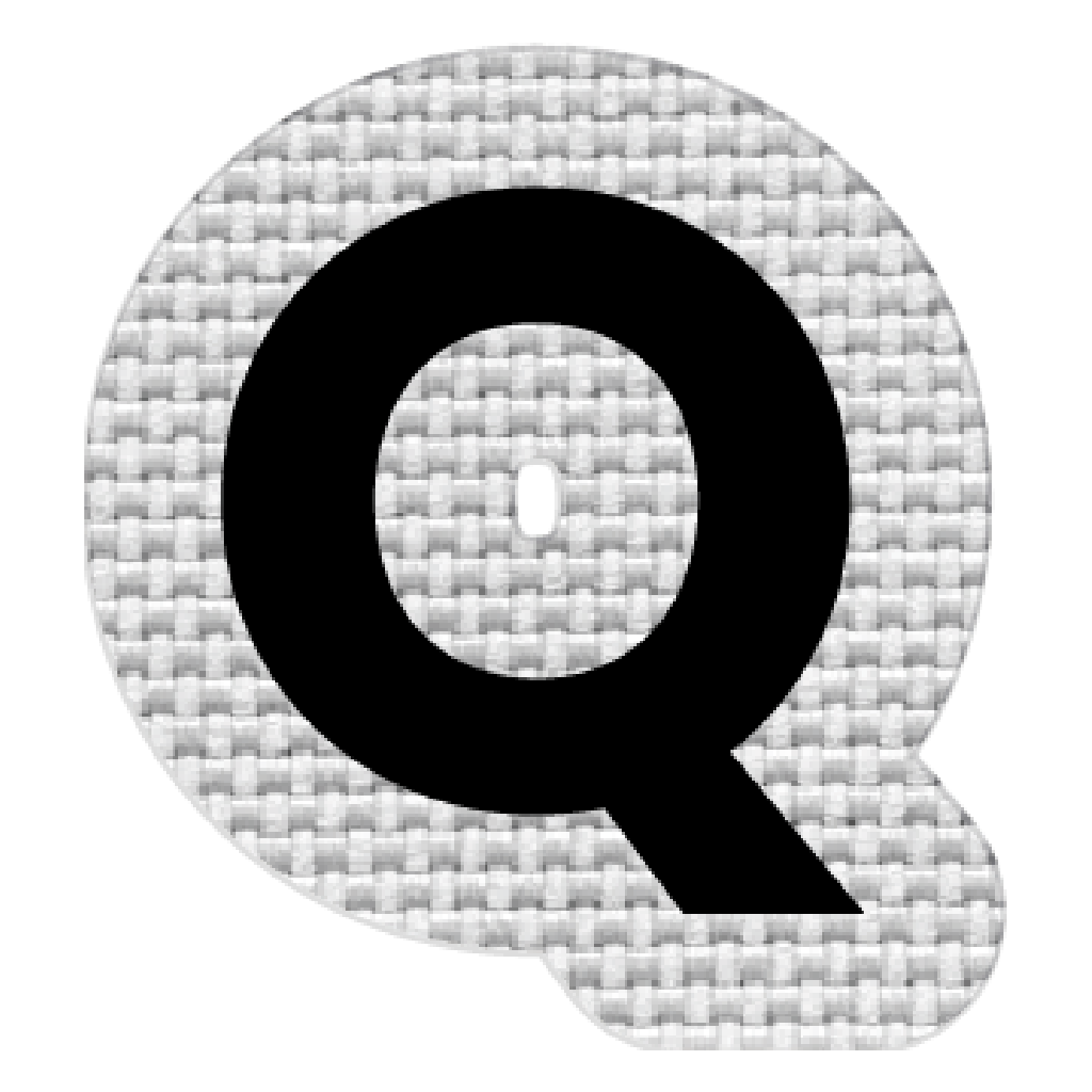 Letra Q (2.5x2.5 cm)