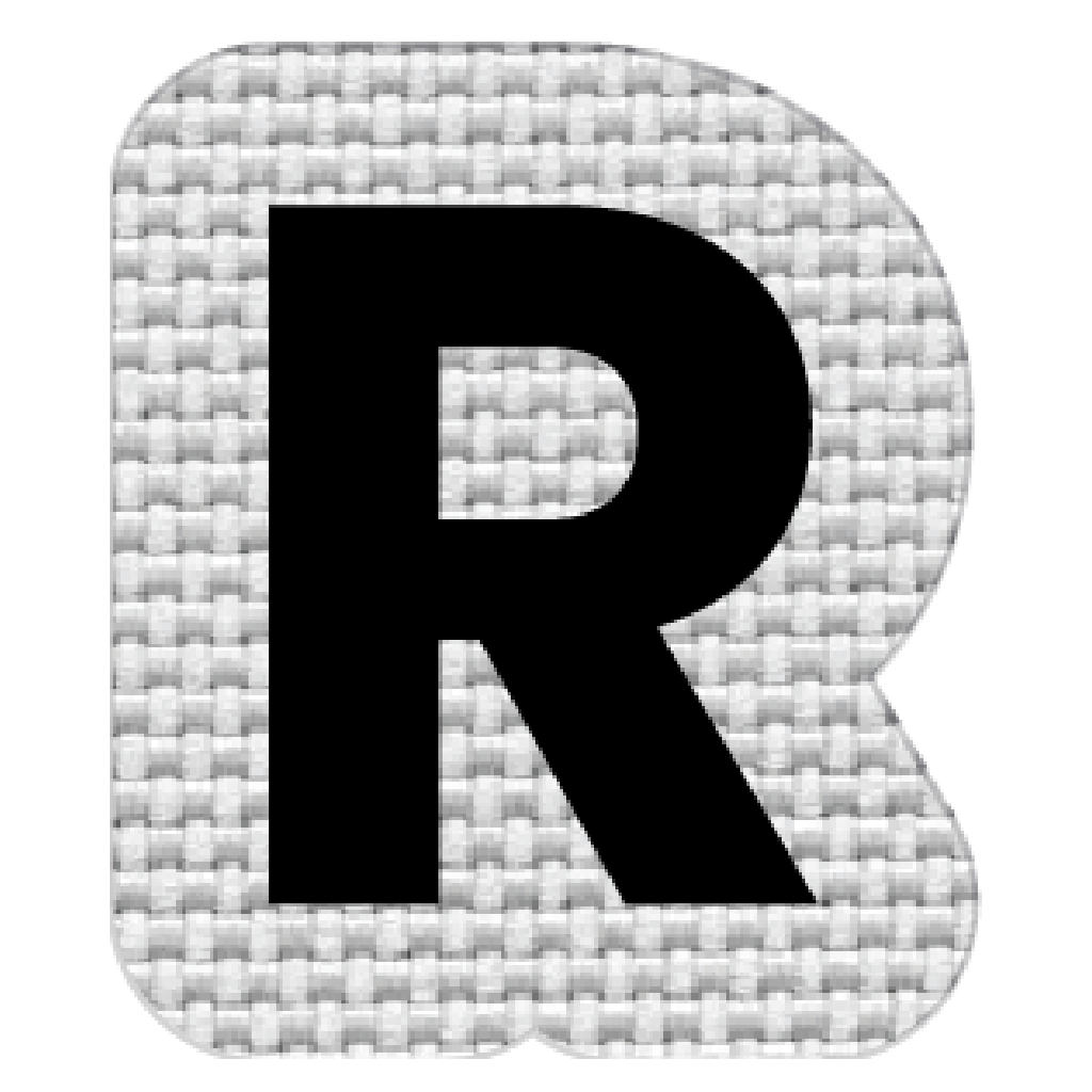 Letra R (2.5x2 cm)
