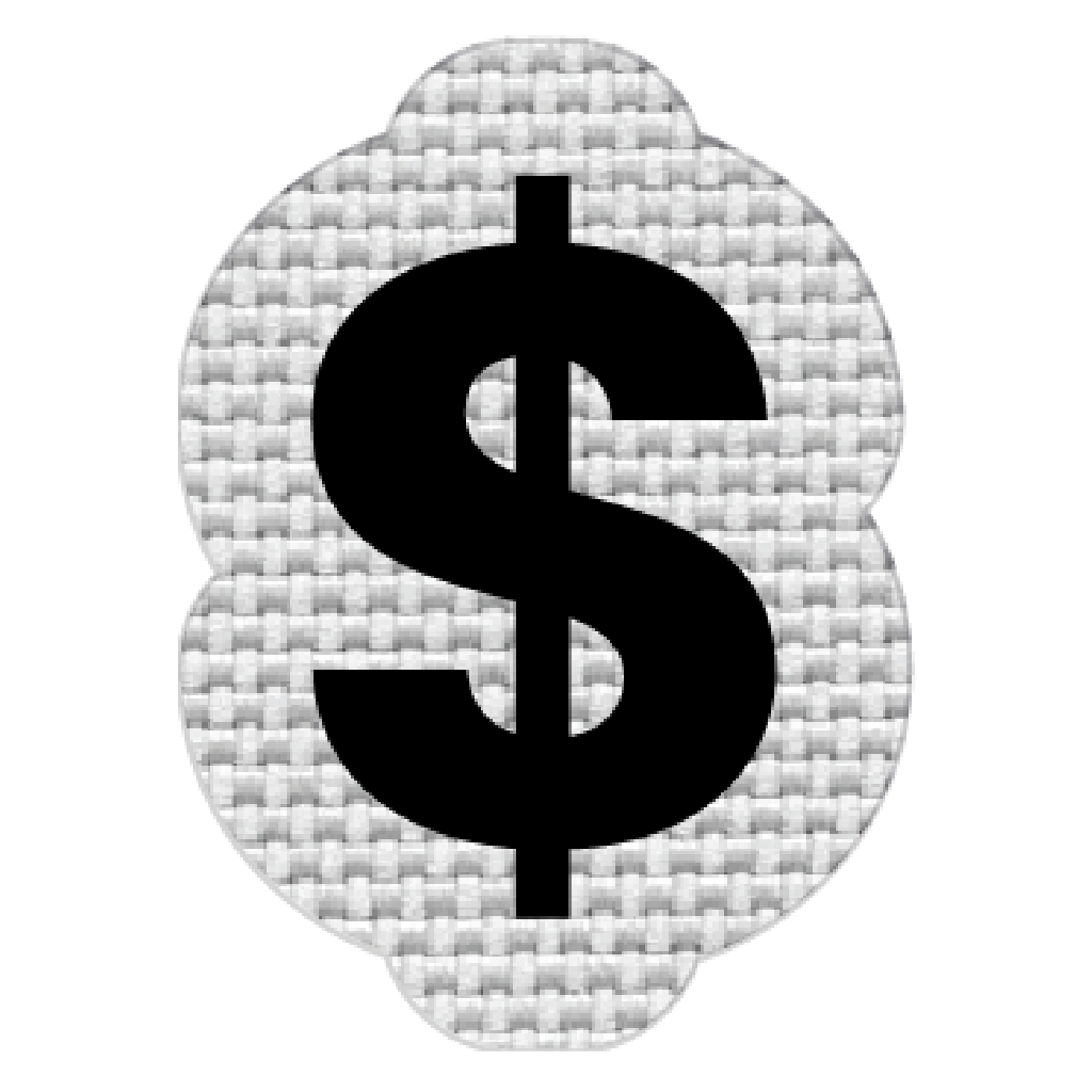 Signo de dinero (3x2 cm)