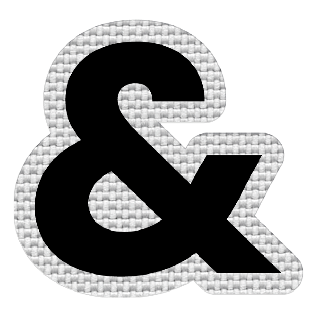Signo de ampersand (5x5 cm)