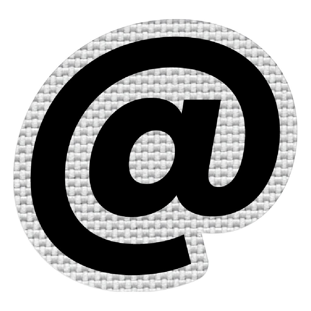 Signo de arroba (5x6 cm)