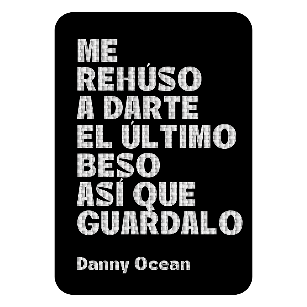 Poster Danny Ocean 1