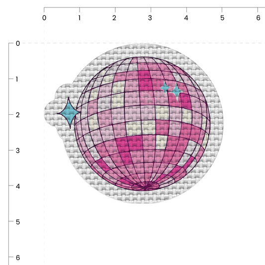 Disco ball rosa