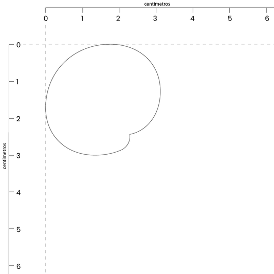 Signo arroba (3x3 cm)