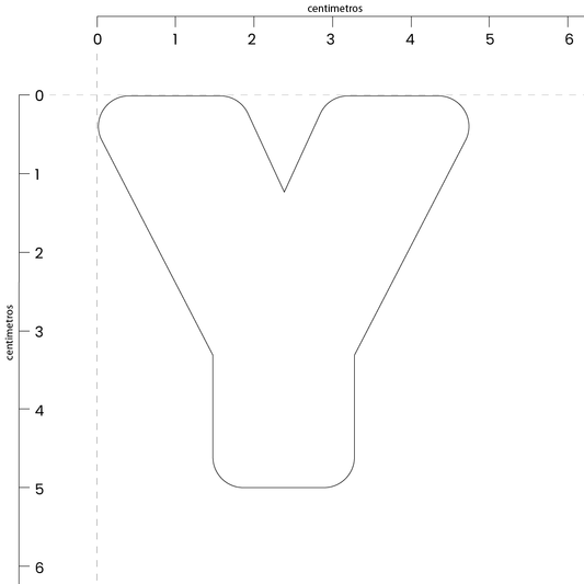 Letra Y (5x5 cm)