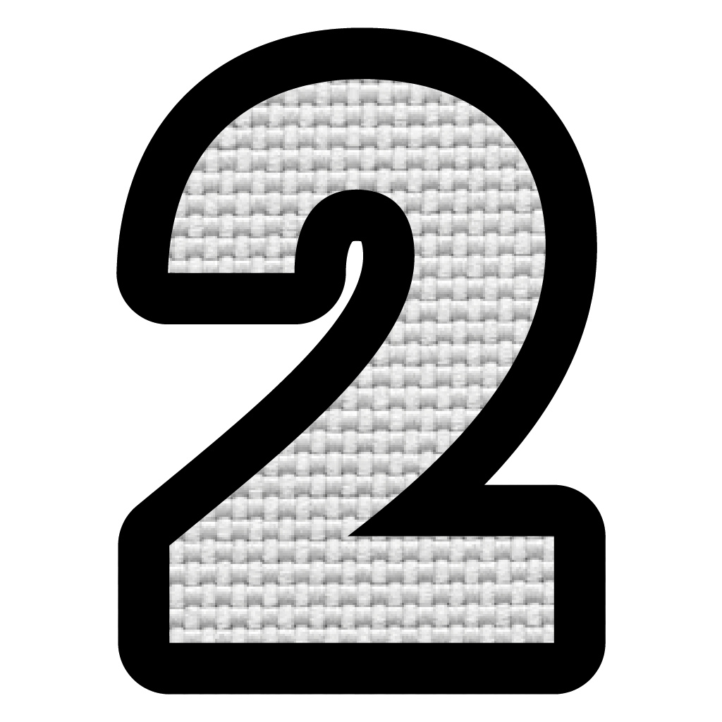 Número 2 (5x4 cm)