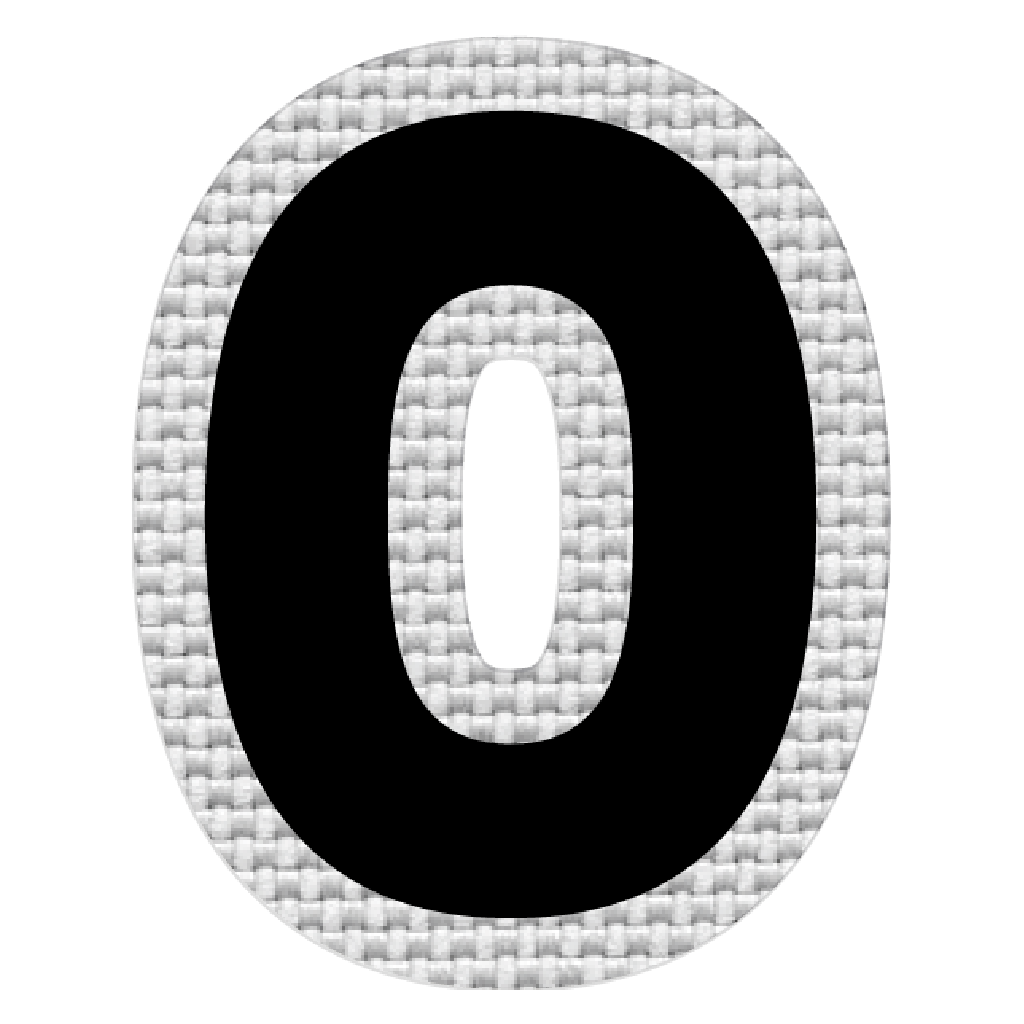 Número 0 (5x4 cm)