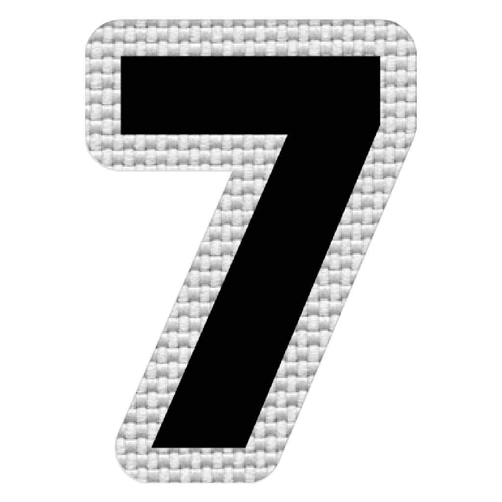 Número 7 (5x4 cm)