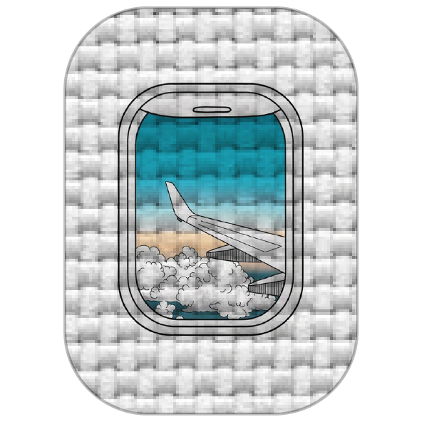 Ventanilla de avión