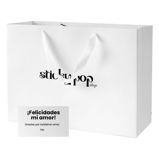 Bolsa de regalo grande para Sticky pops