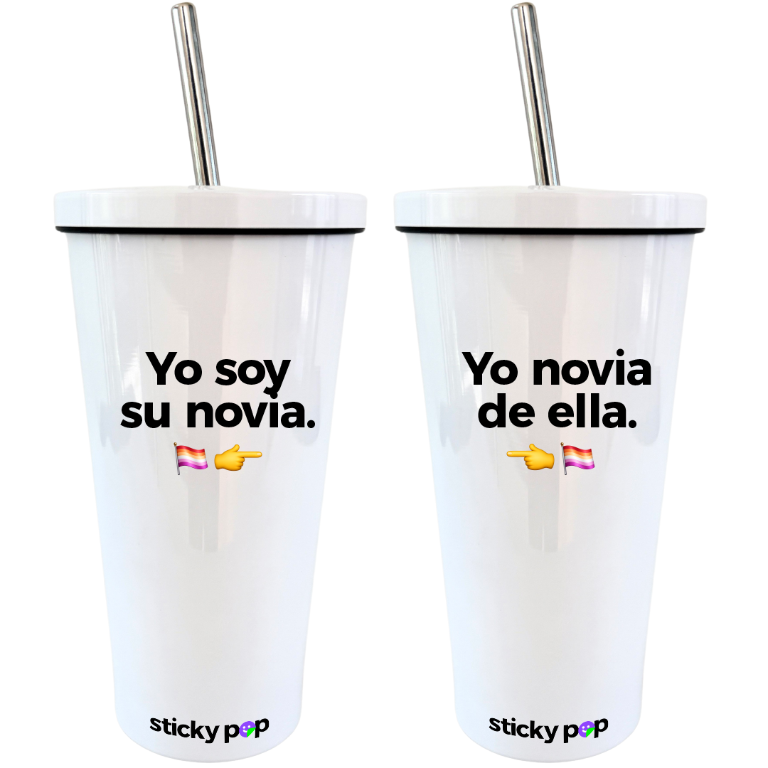 Sticky Cup LGBTIQ+ Pareja lesbi