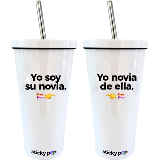 Sticky Cup LGBTIQ+ Pareja lesbi